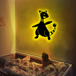Ampharos Pokemon Metal Sign