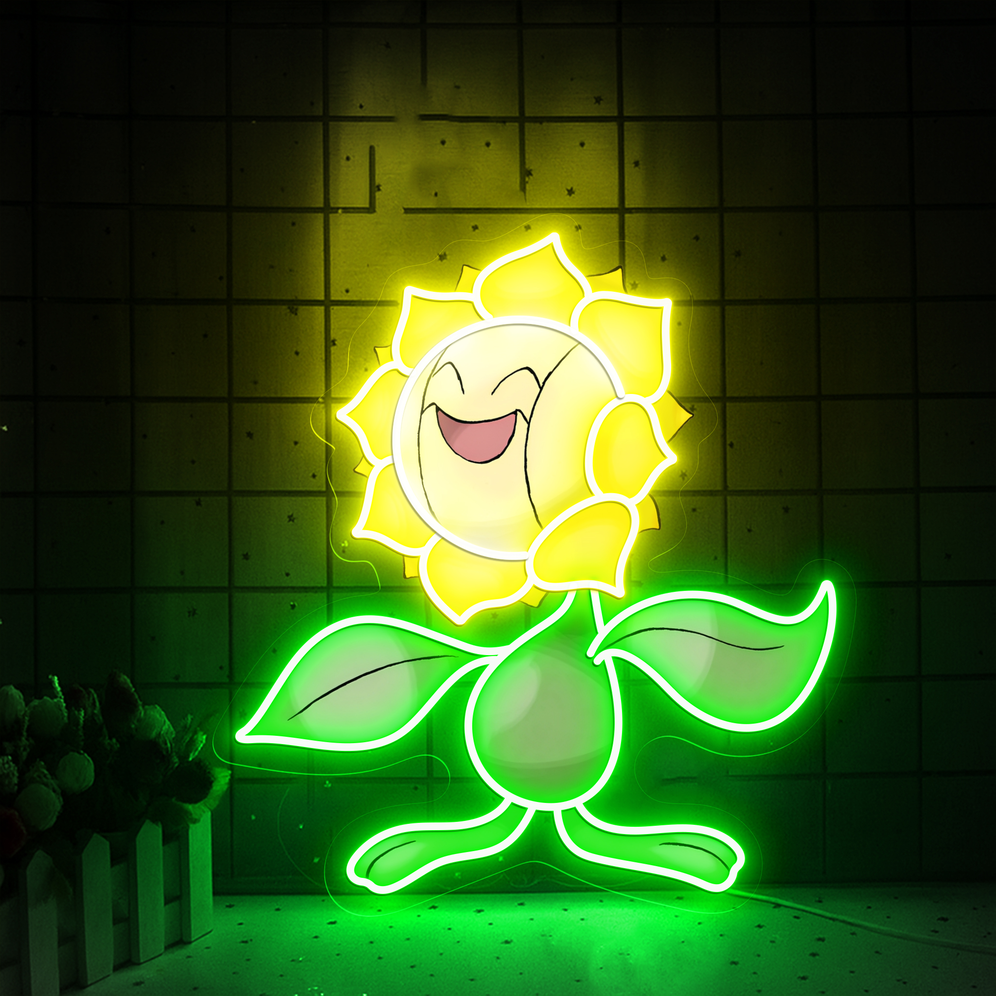 Sunflora Pokemon UV Signs