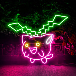Hoppip Pokemon Neon Sign