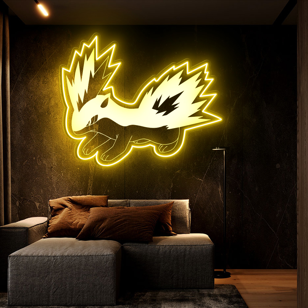 Pokemon Cyndaquil Laser Sign