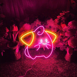 Cleffa Pokemon Neon Signs
