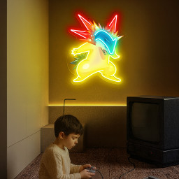 Pokemon Typhlosion UV Signs