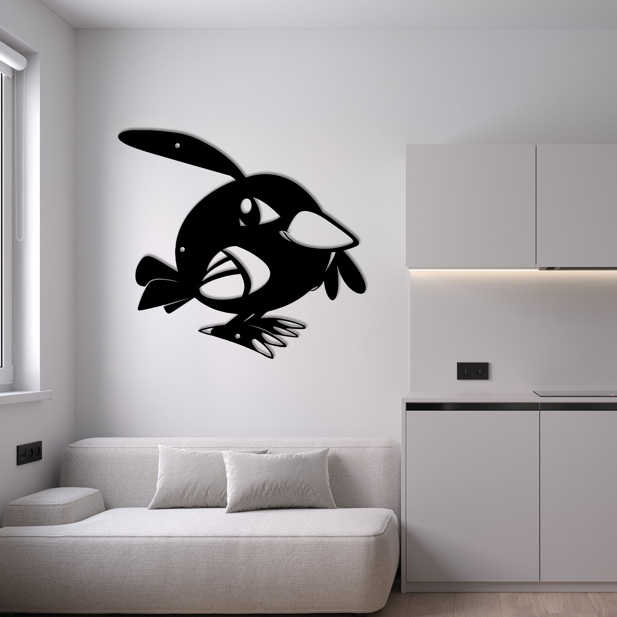 Natu Pokemon Metal Sign