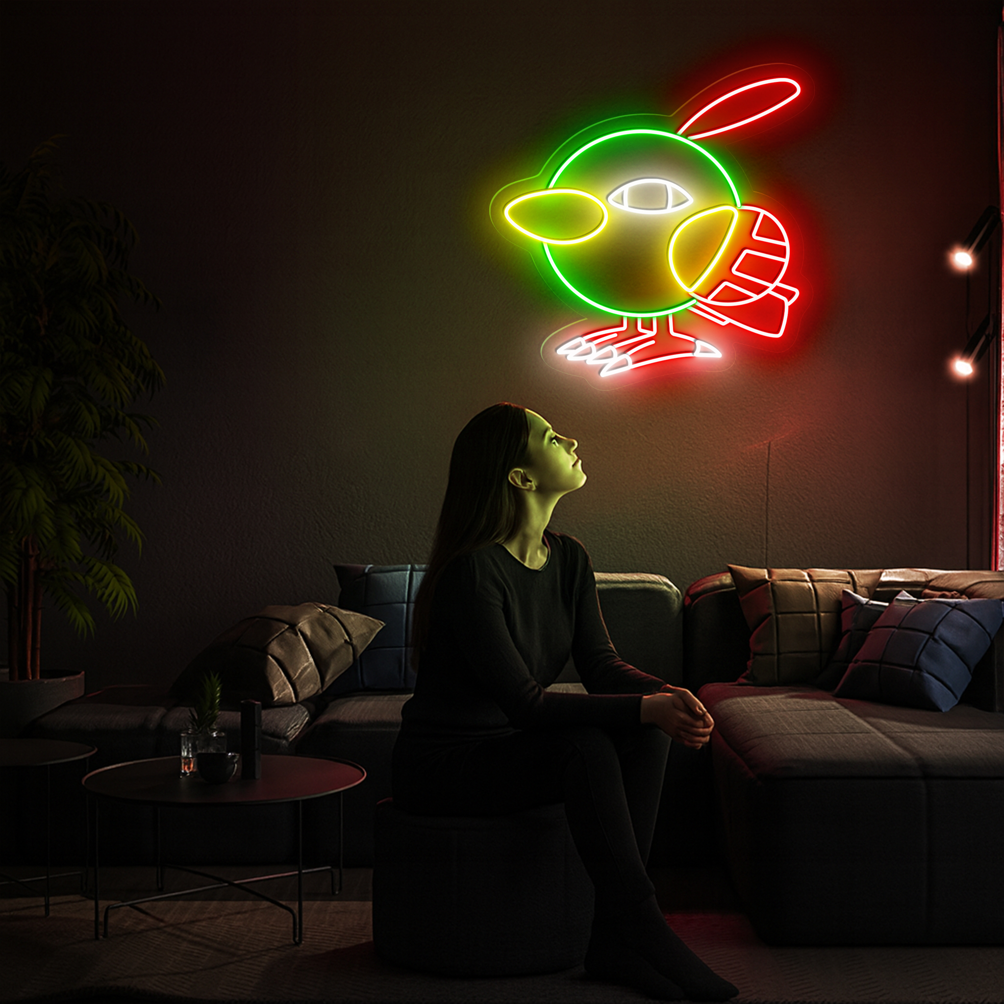 Pokemon Natu Neon Sign