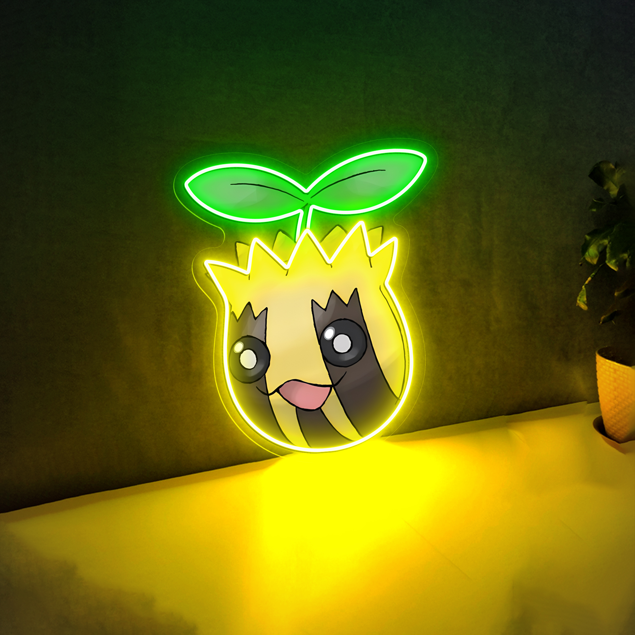 Sunkern Pokemon UV Sign