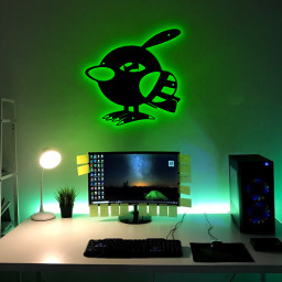 Pokemon Natu Metal Sign