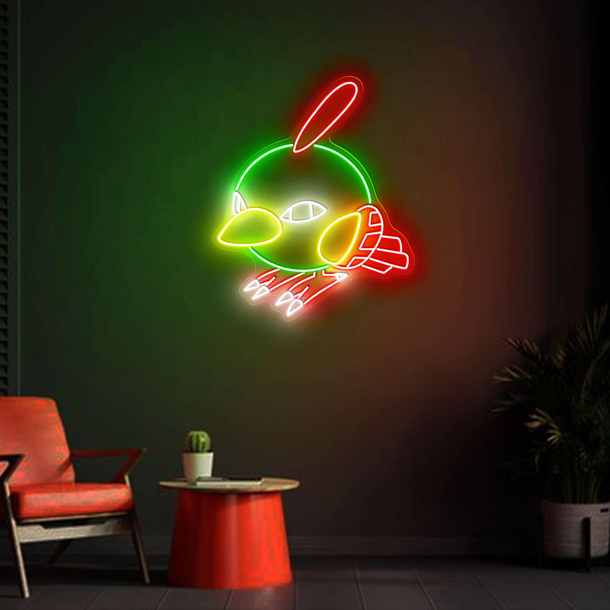 Natu Pokemon Neon Signs