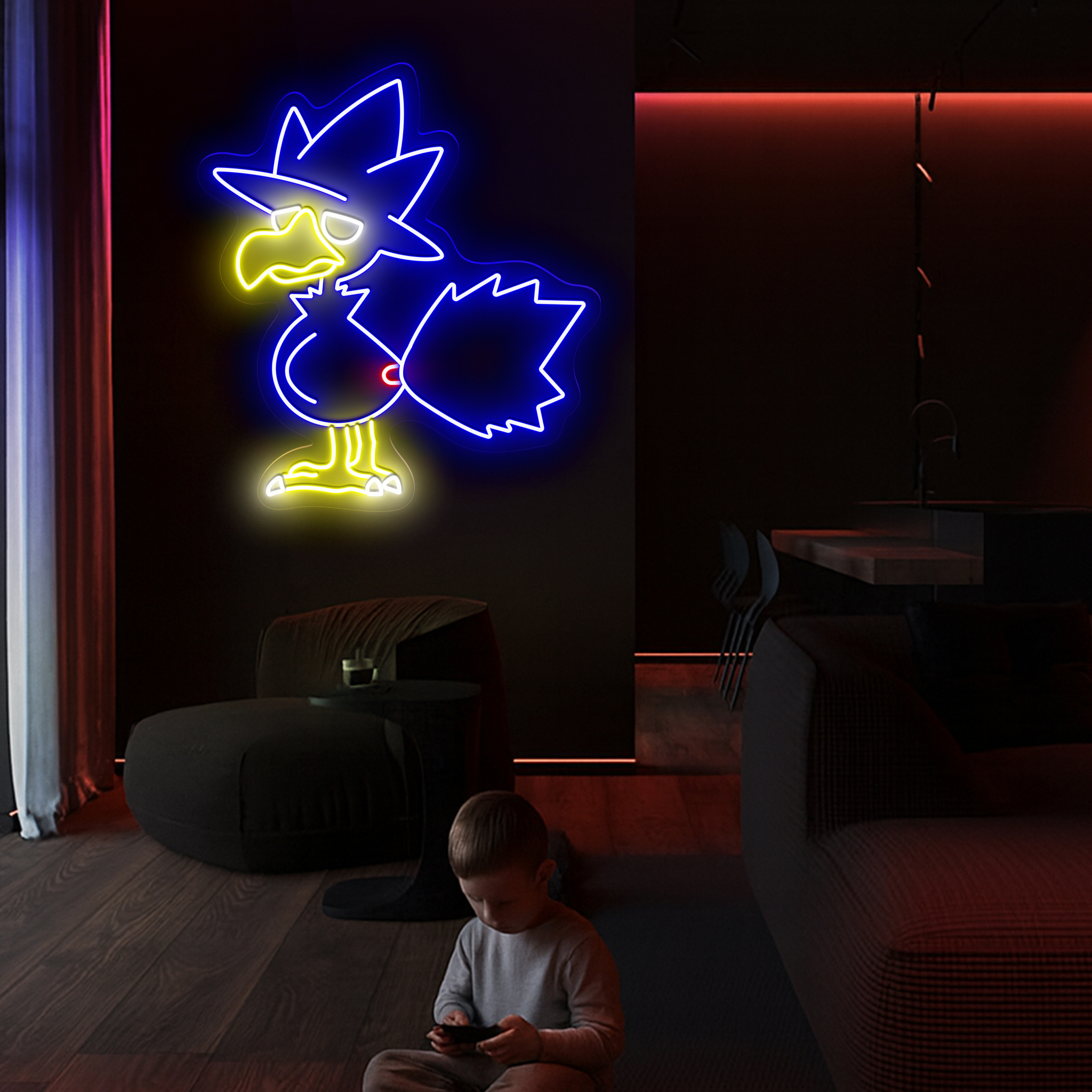 Pokemon Murkrow Neon Sign