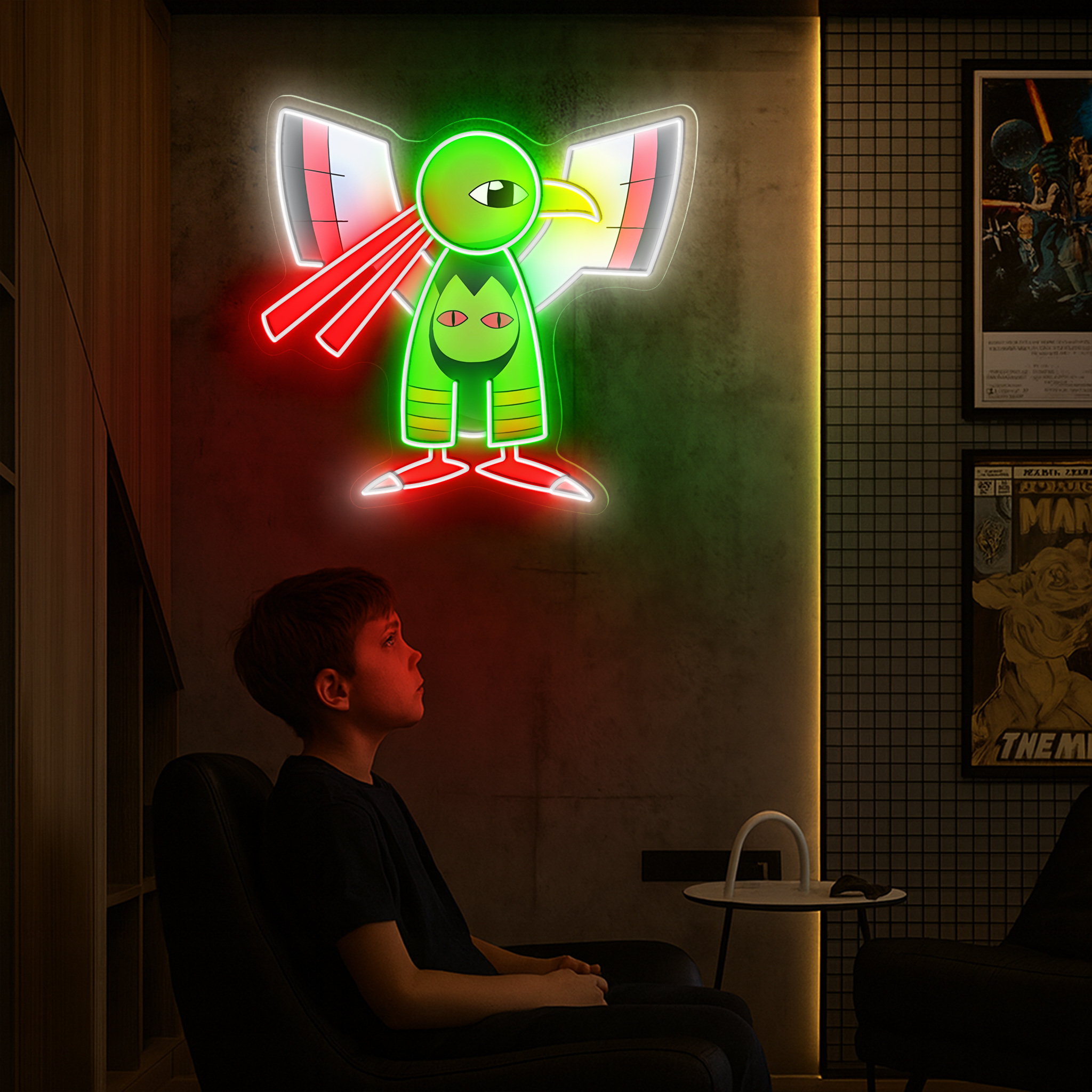 Xatu Pokemon UV Sign