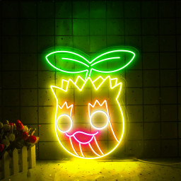 Sunkern Pokemon Neon Sign