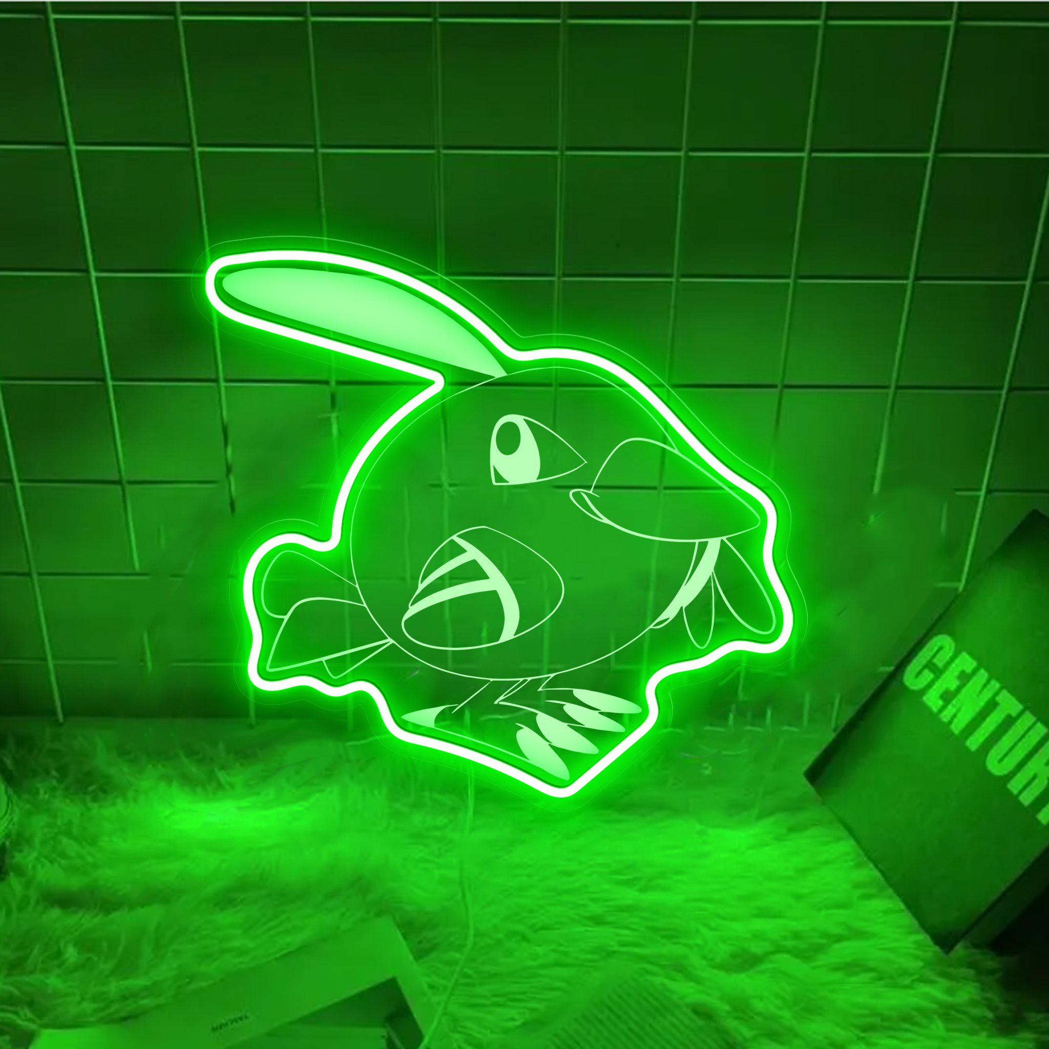 Natu Pokemon Laser Sign