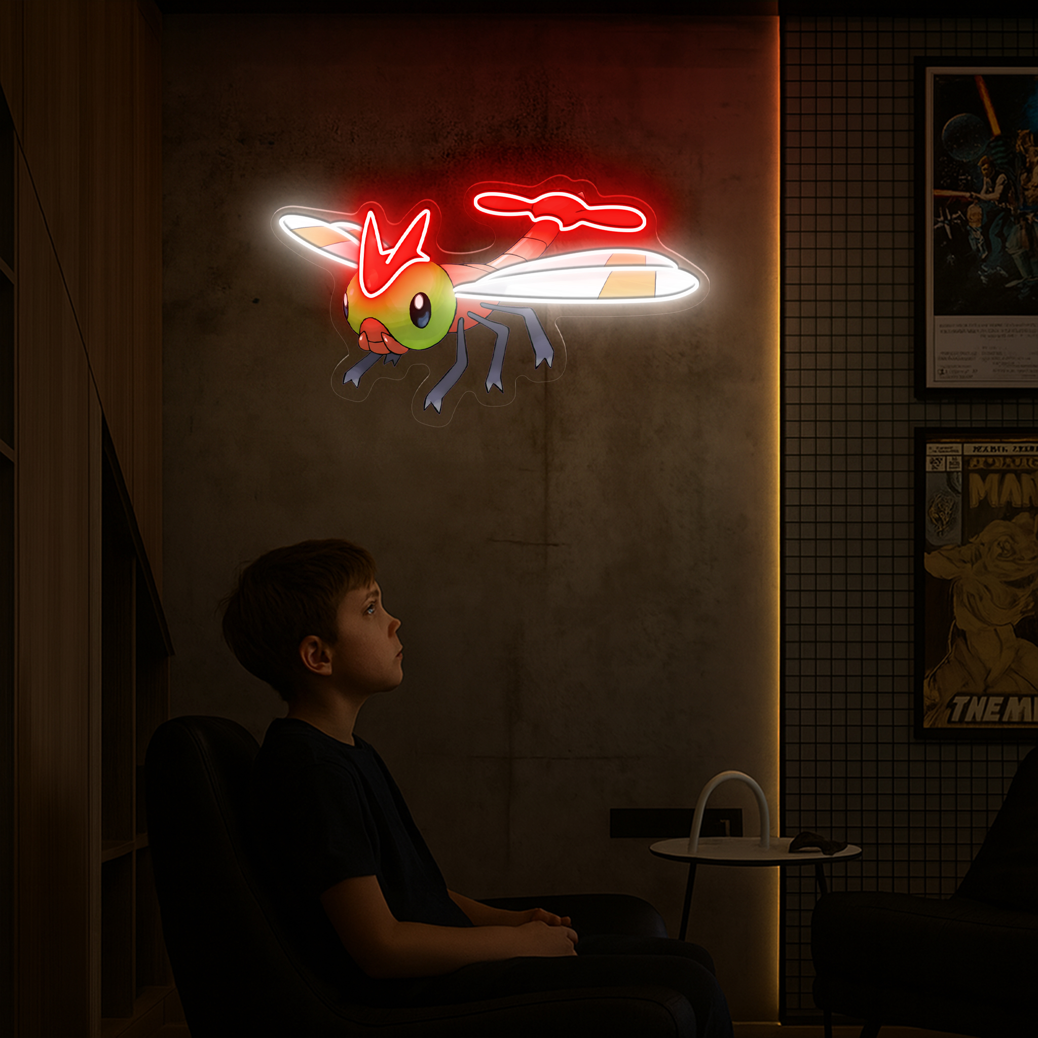 Yanma Pokemon UV Signs