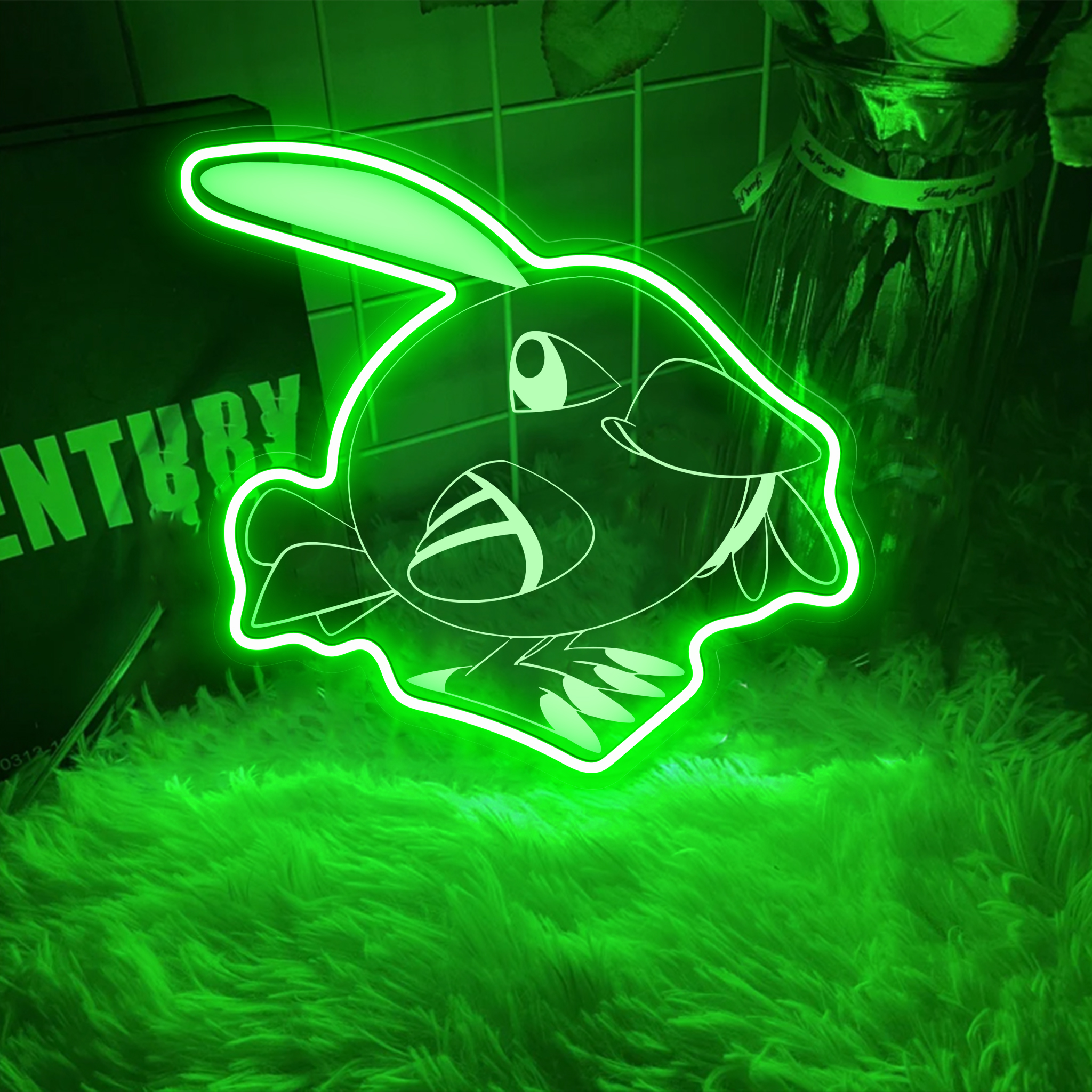 Natu Pokemon Laser Sign