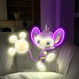 Aipom Pokemon UV Sign