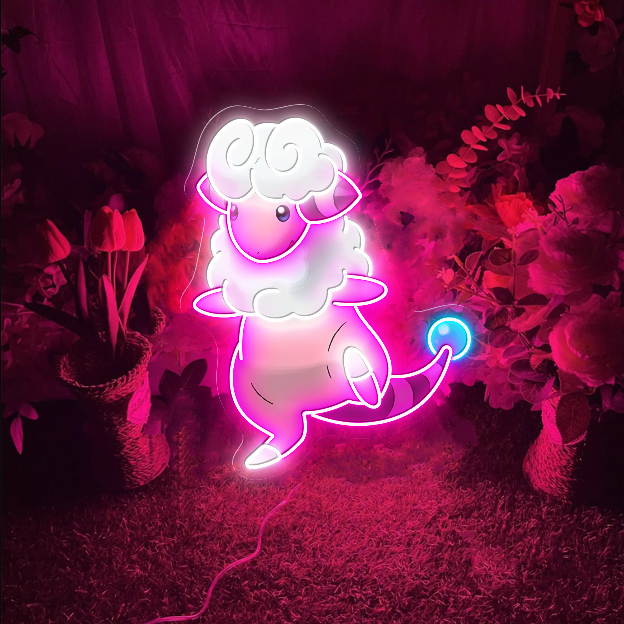 Flaaffy Pokemon UV Sign