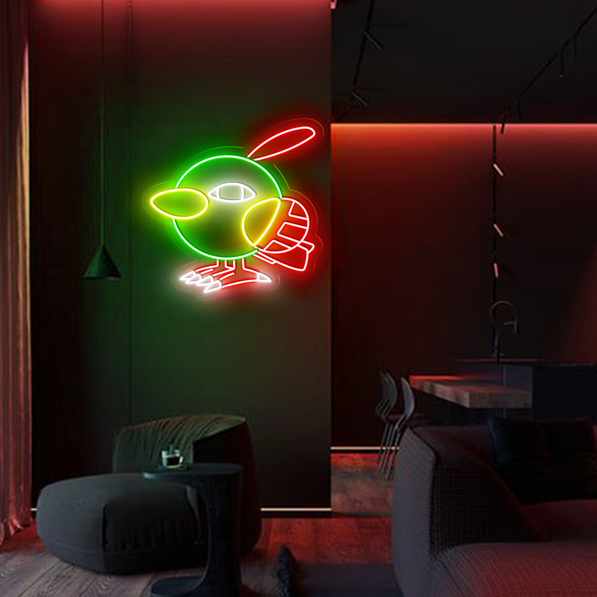 Pokemon Natu Neon Sign