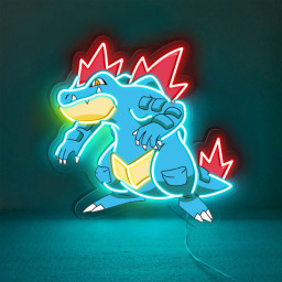 Pokemon Feraligatr UV Signs