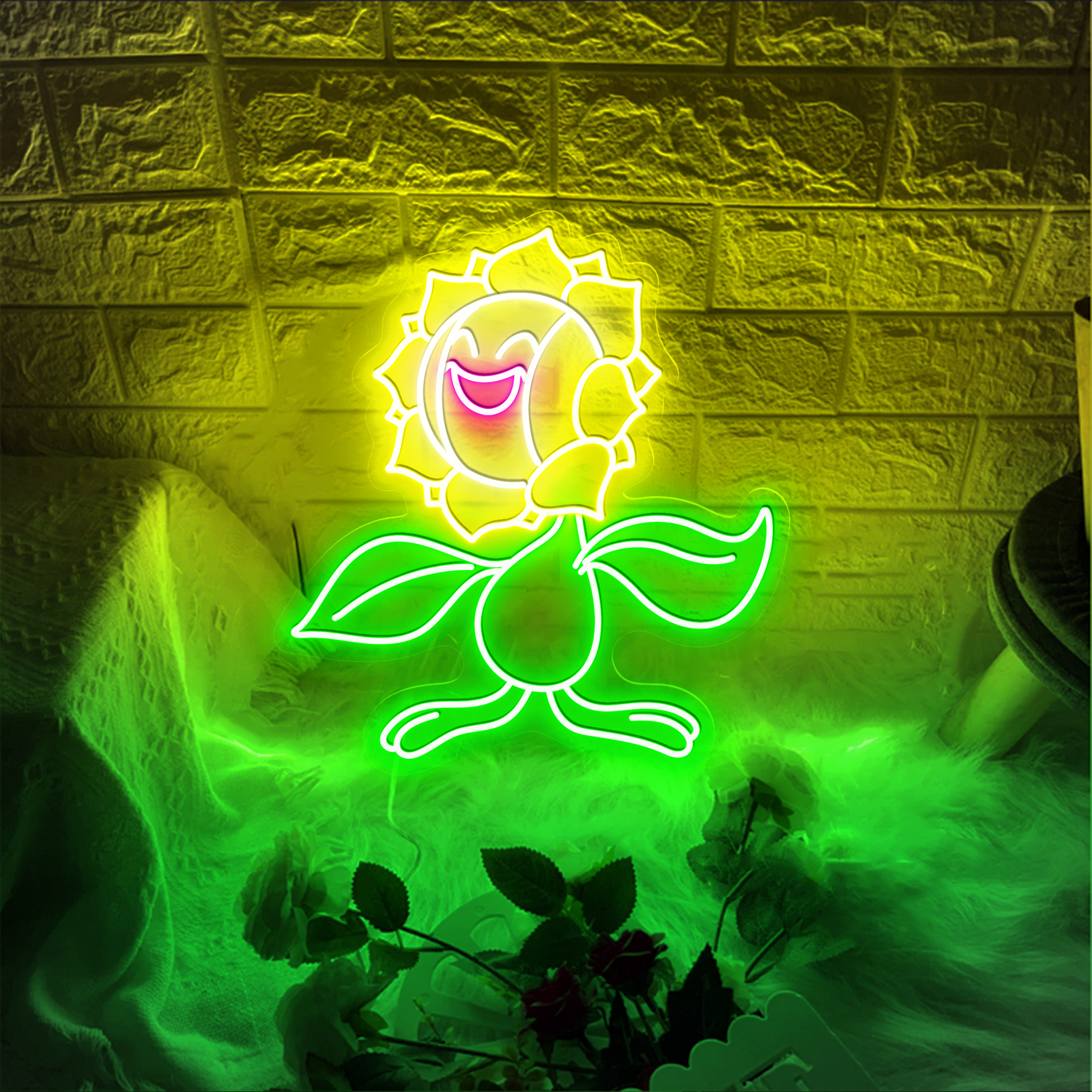 Sunflora Pokemon Neon Signs