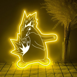 Pokemon Quilava Laser Sign
