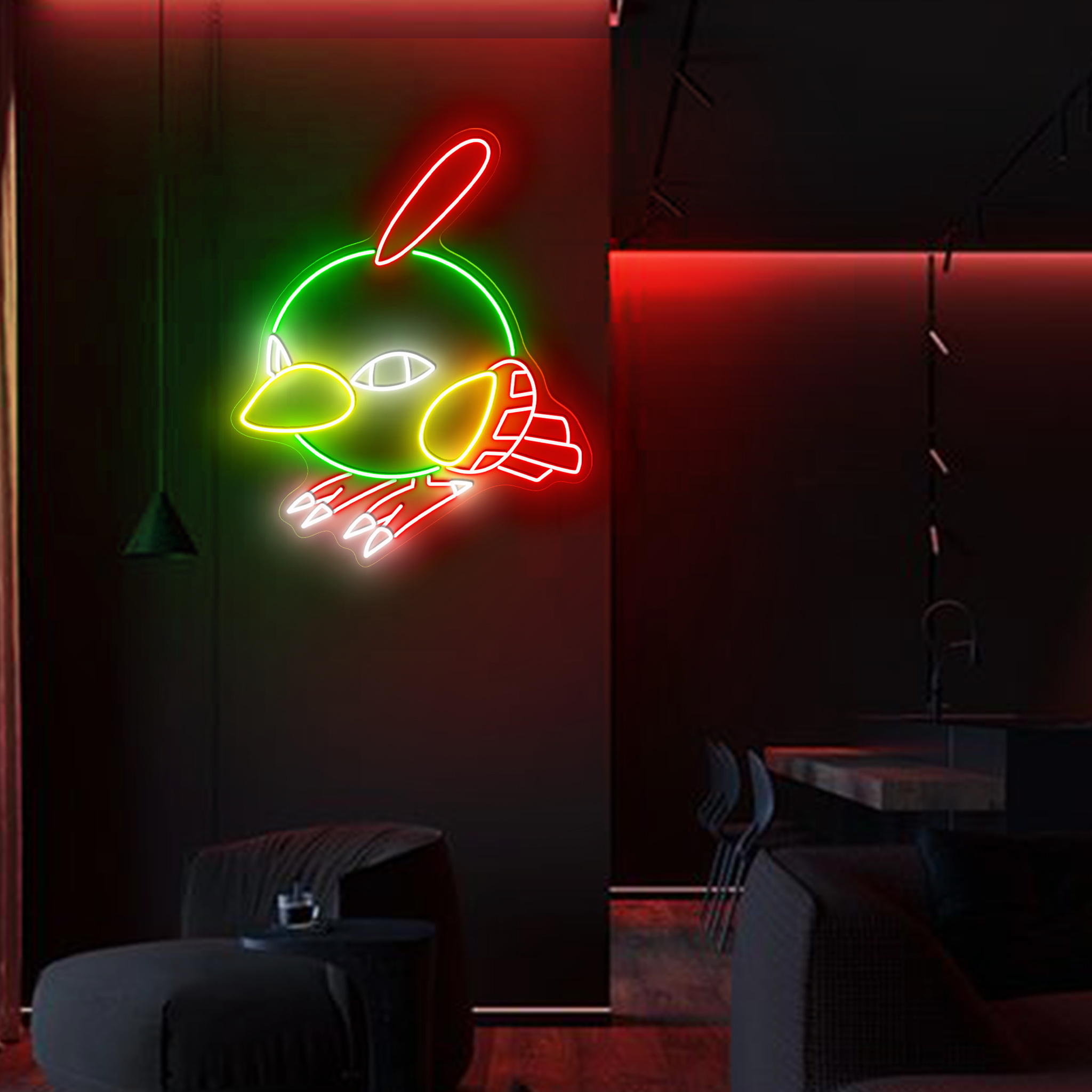 Natu Pokemon Neon Signs