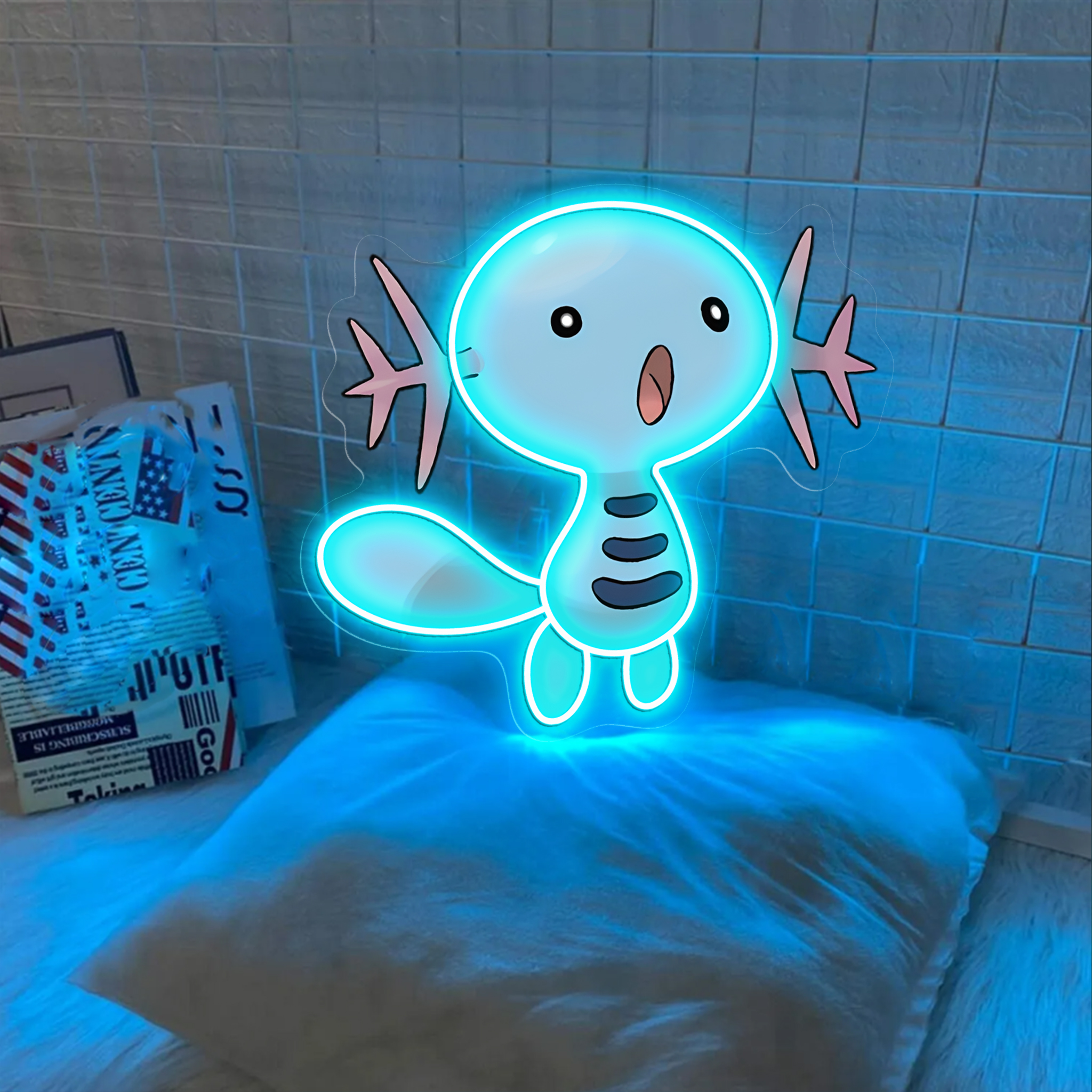 Wooper Pokemon UV Signs