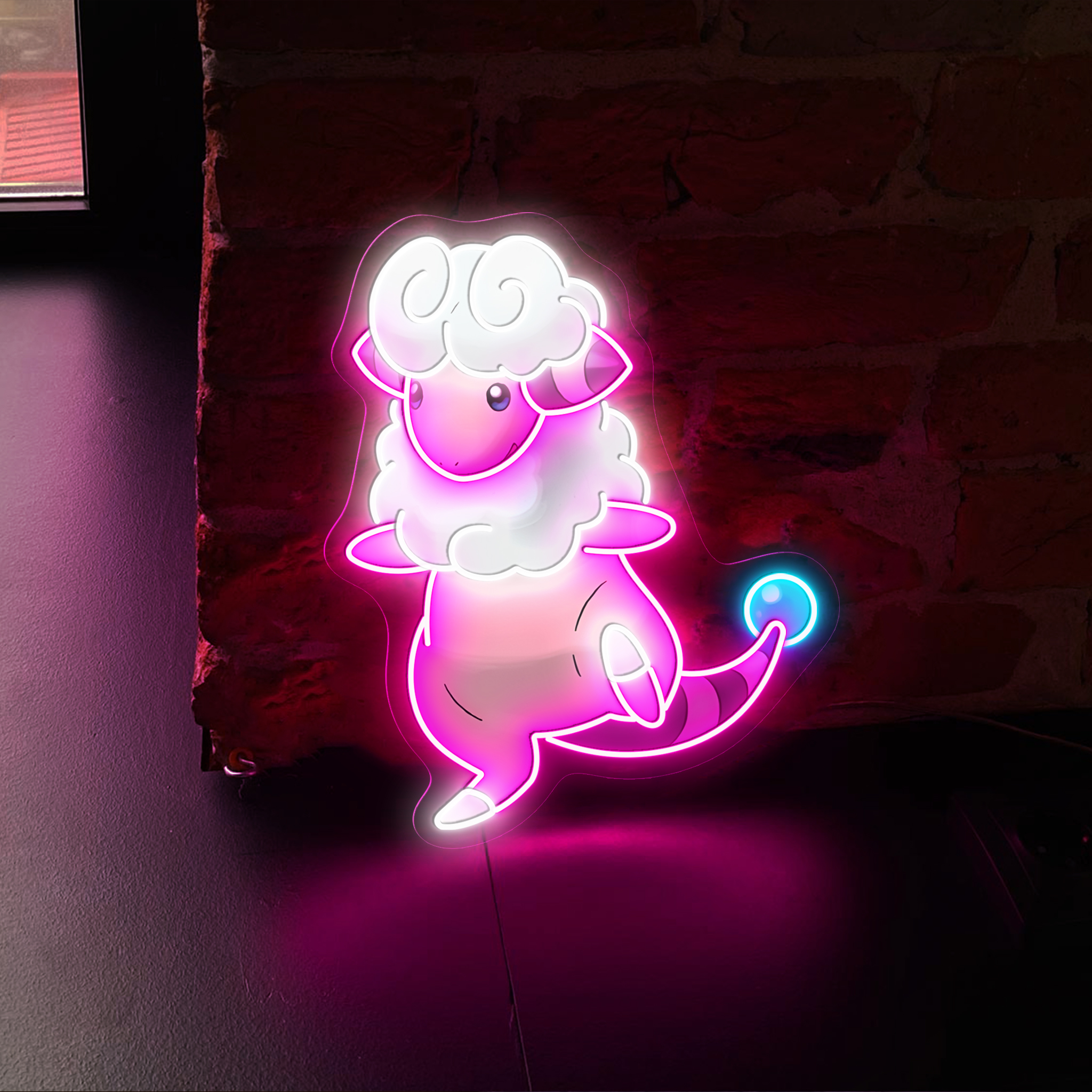 Flaaffy Pokemon UV Sign