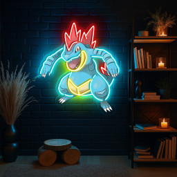 Pokemon Feraligatr UV Sign