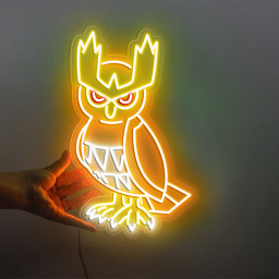 Pokemon Noctowl Neon Signs