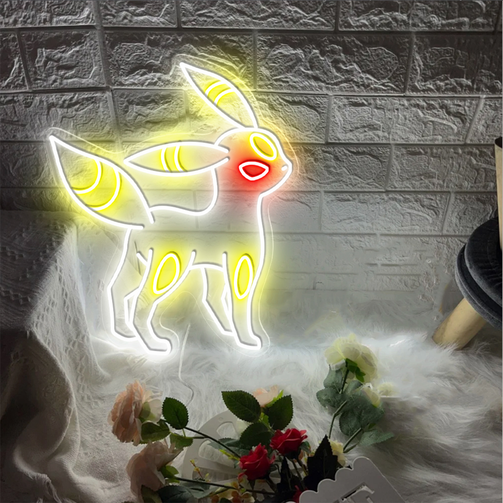 Umbreon Pokemon Neon Sign