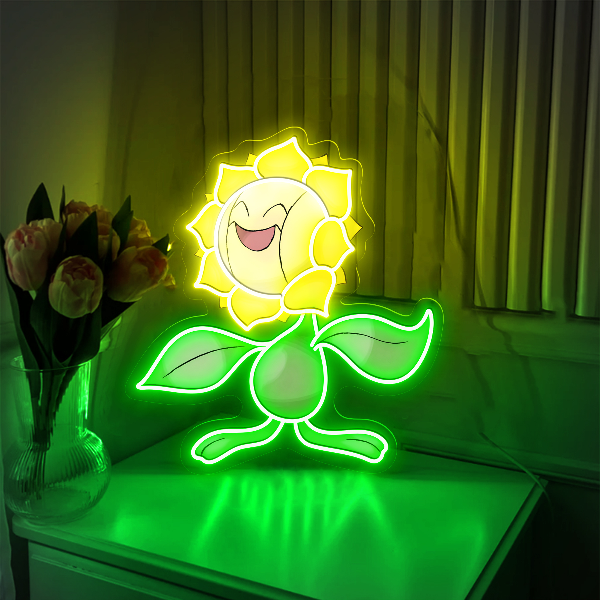 Sunflora Pokemon UV Signs