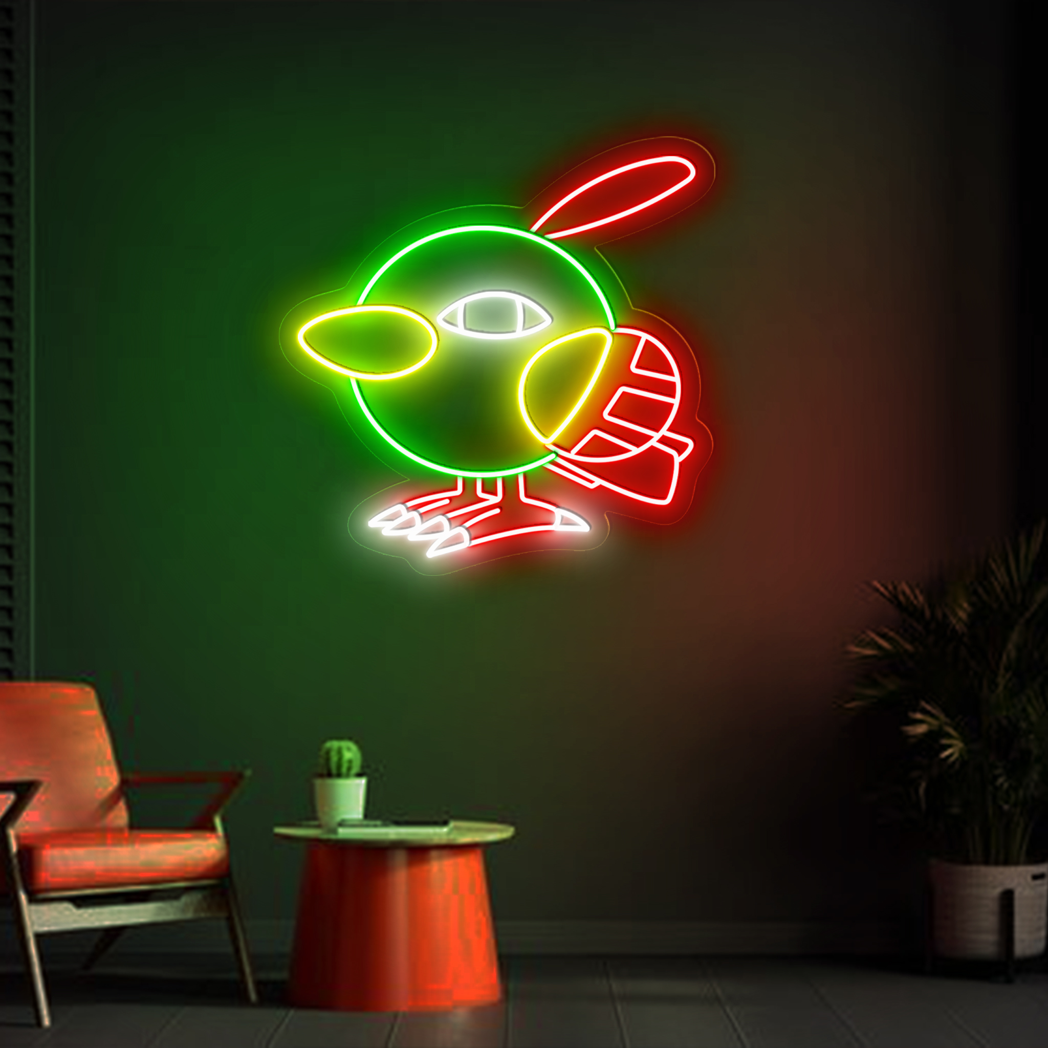 Pokemon Natu Neon Sign