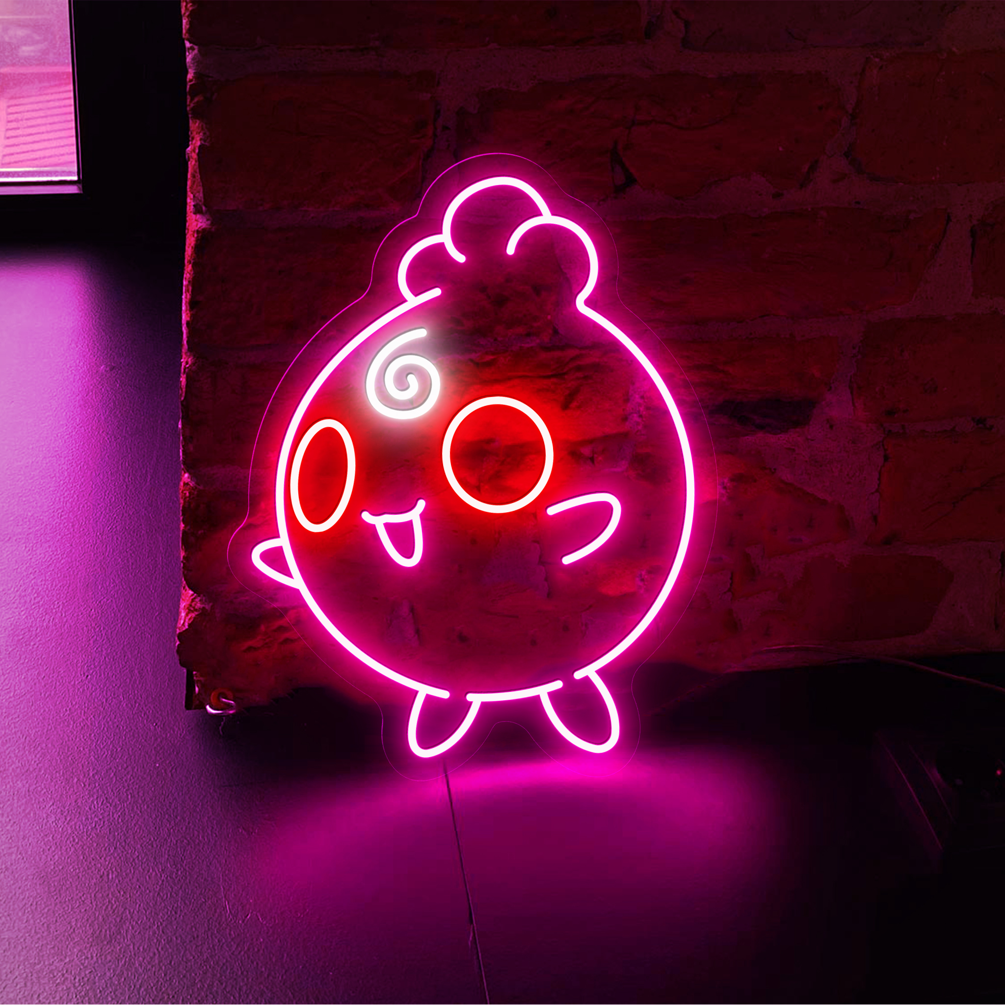 Pokemon Igglybuff Neon Sign