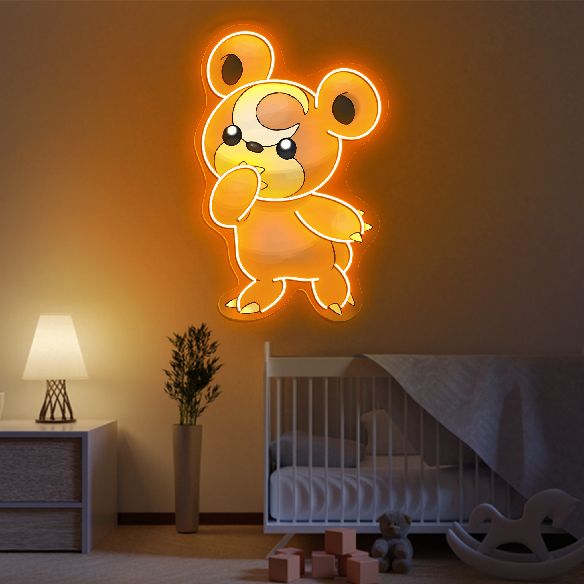 Pokemon Teddiursa UV Signs