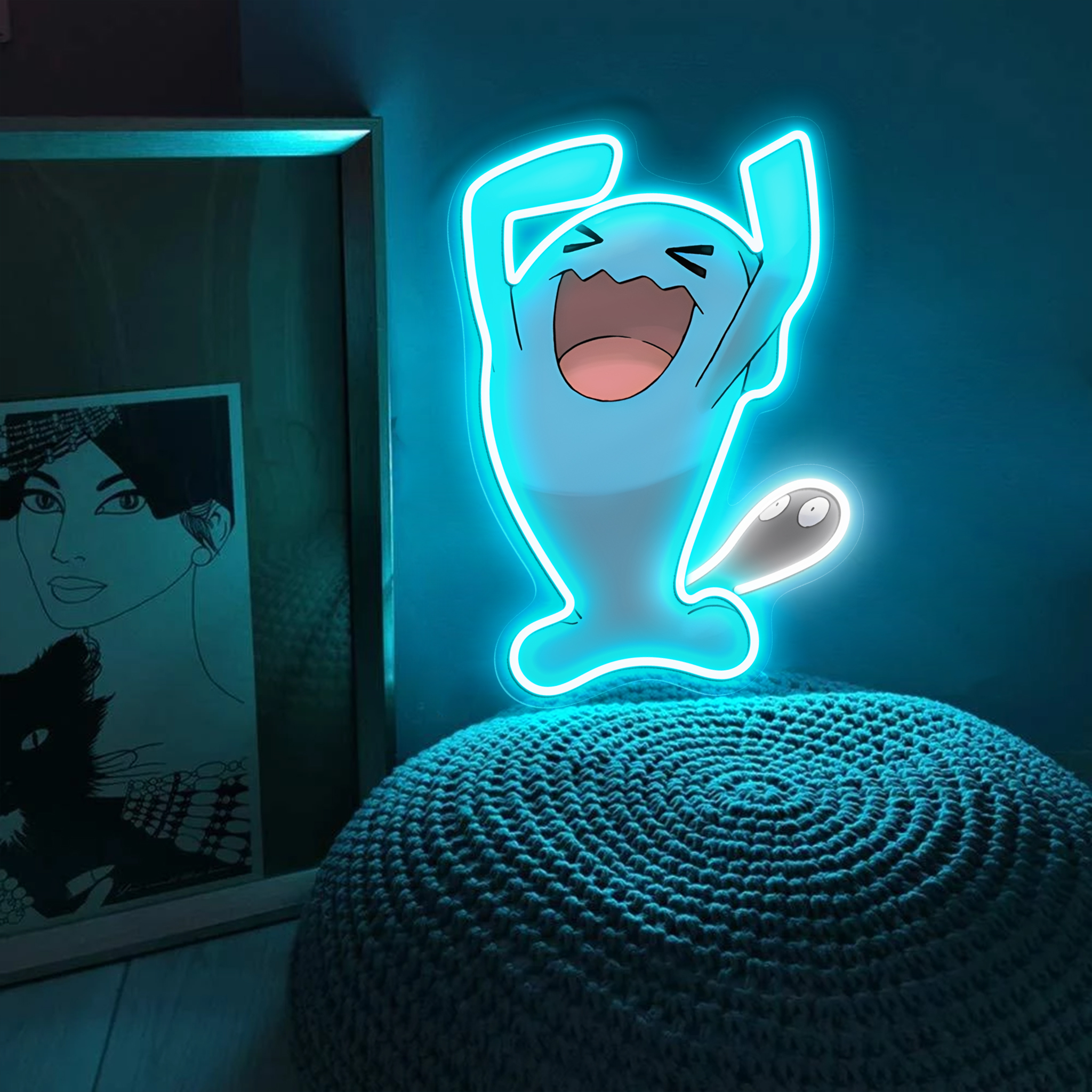 Wobbuffet Pokemon UV Signs