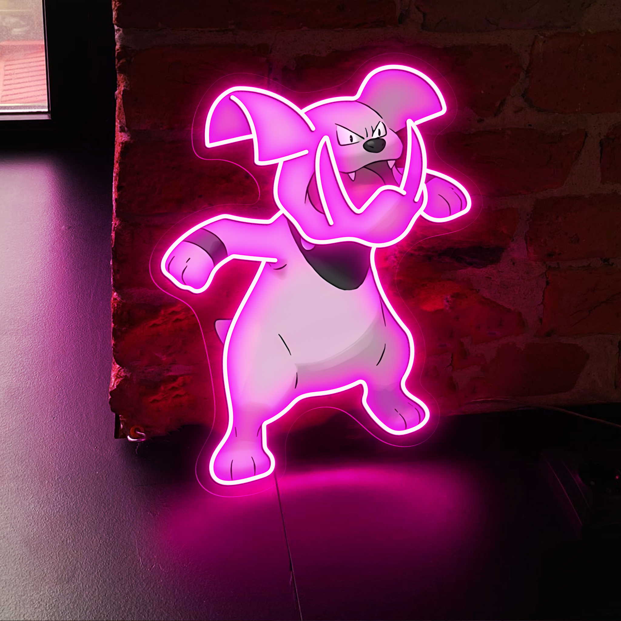Granbull Pokemon UV Sign