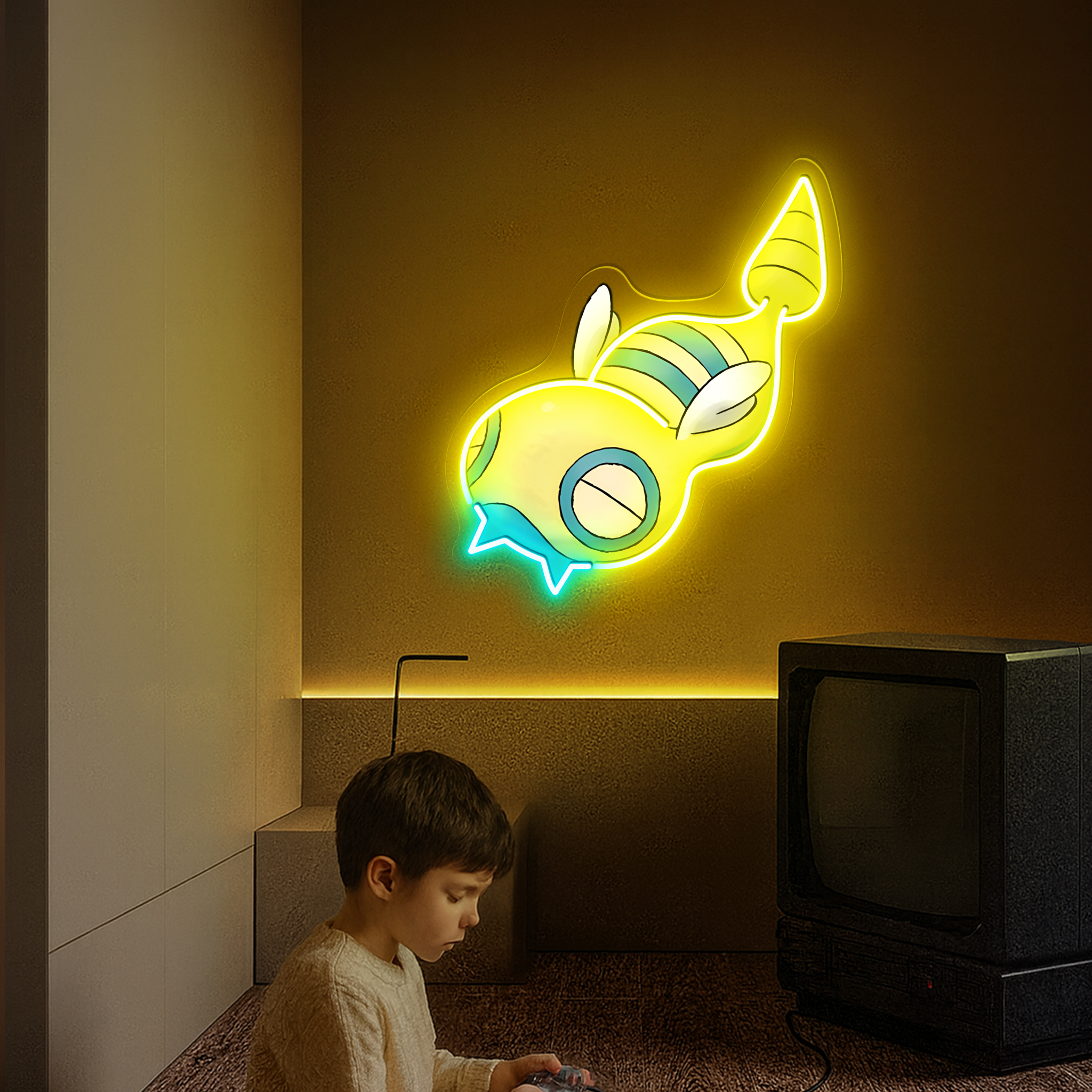 Dunsparce Pokemon UV Sign
