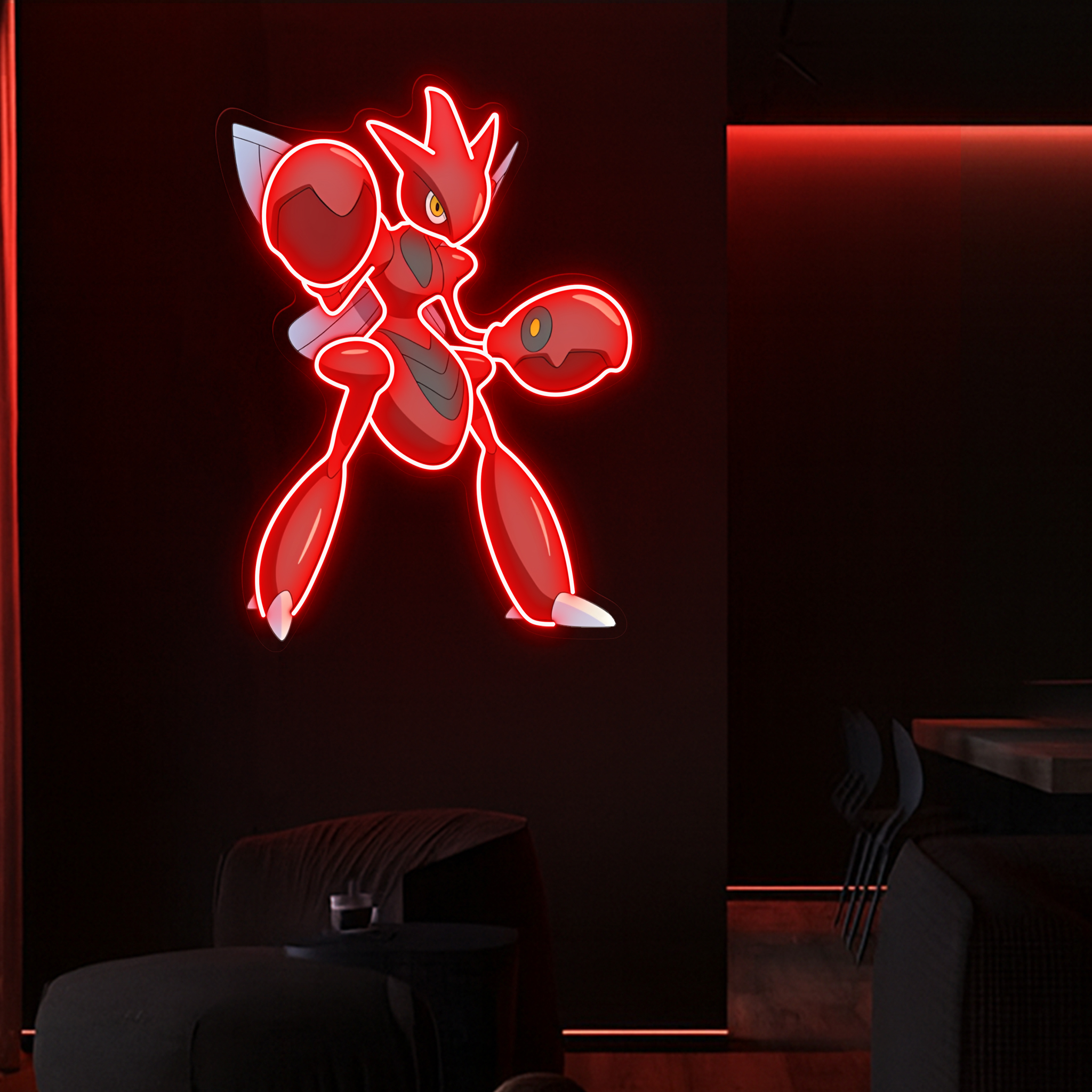 Pokemon Scizor UV Signs