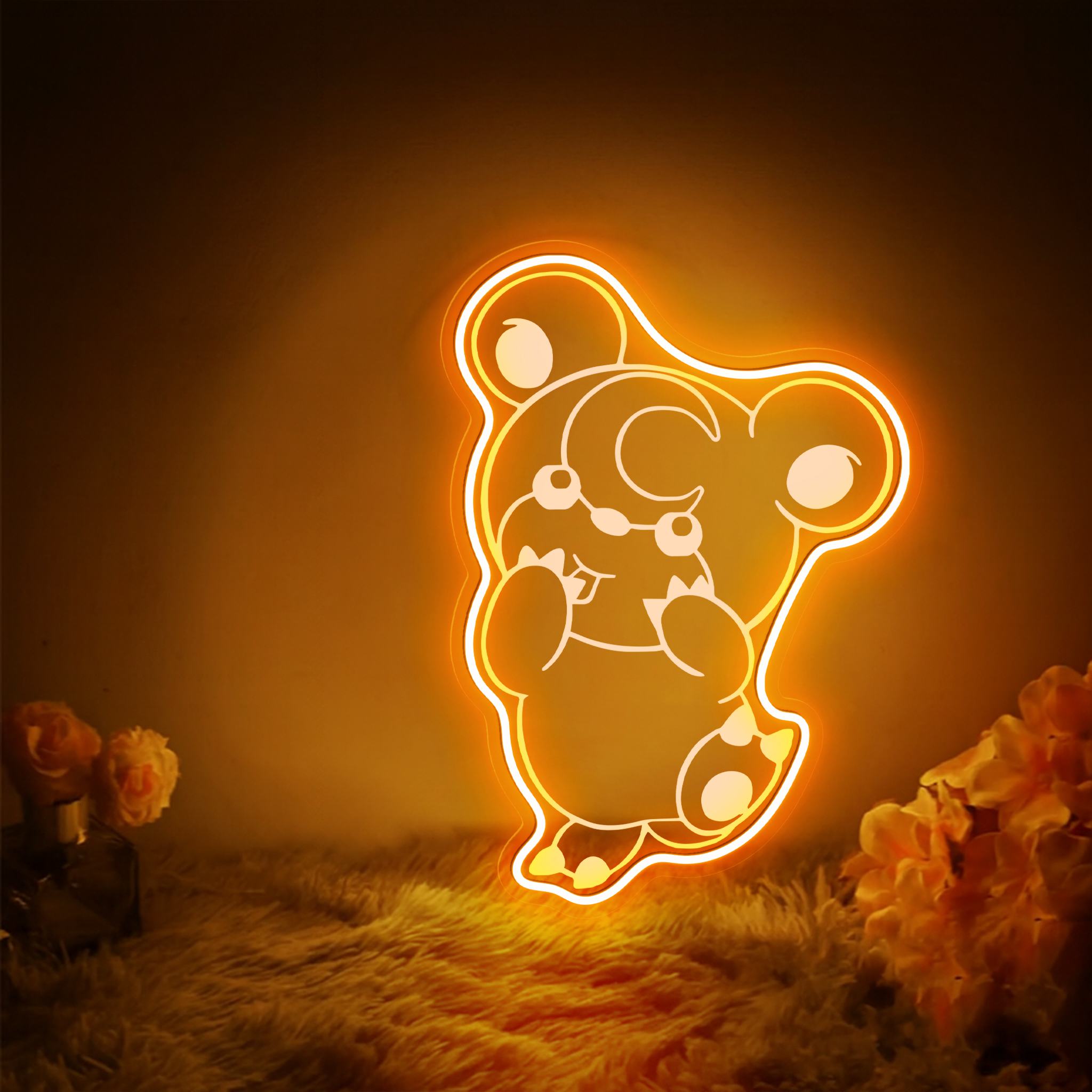 Teddiursa Pokemon Laser Signs