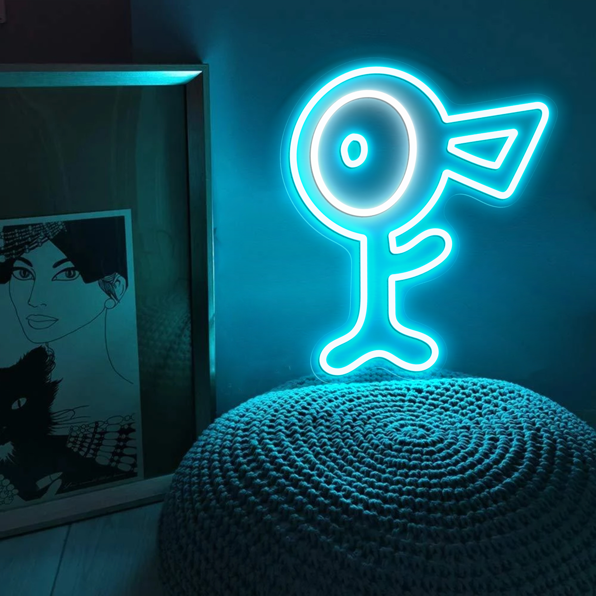 Unown Pokemon Neon Signs