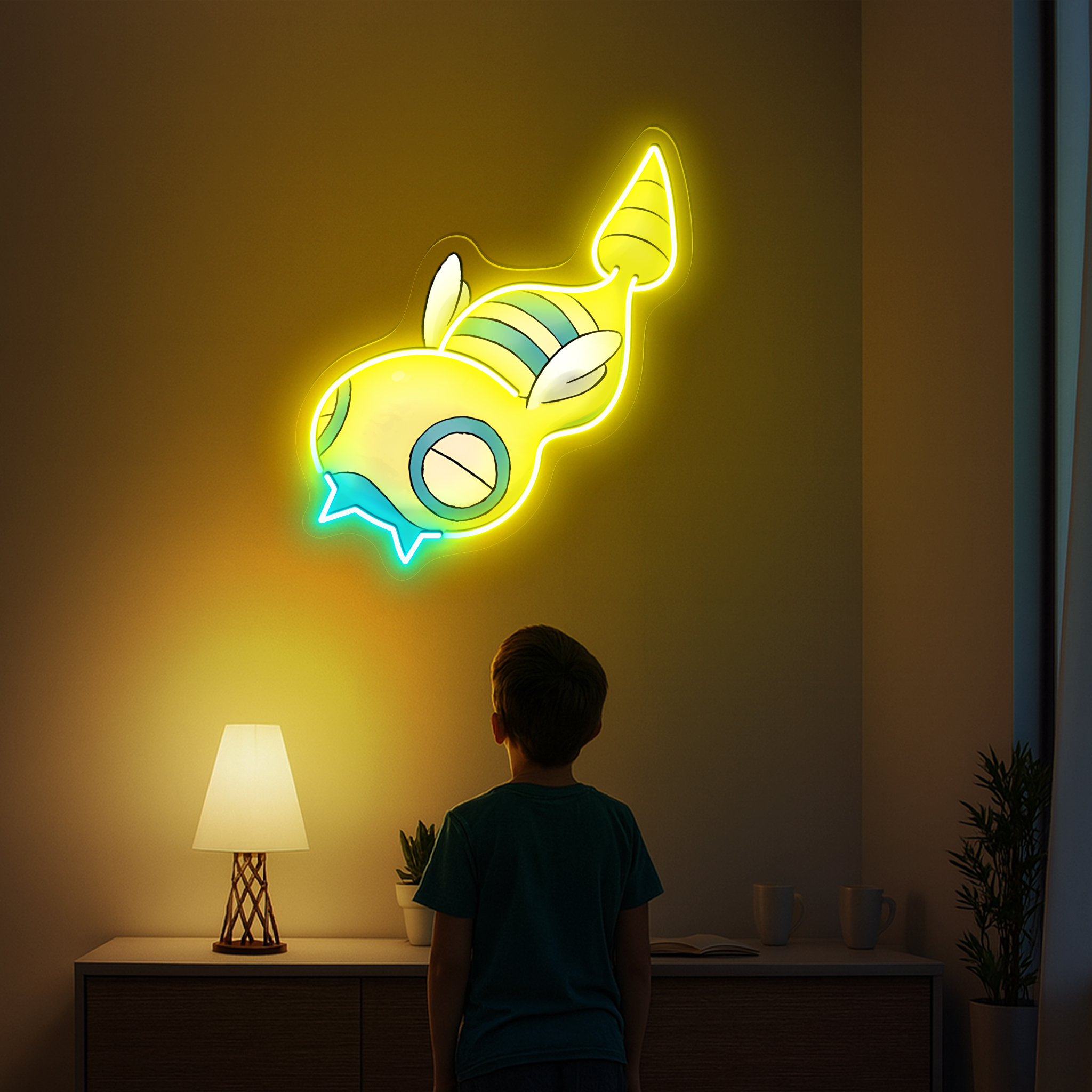 Dunsparce Pokemon UV Sign