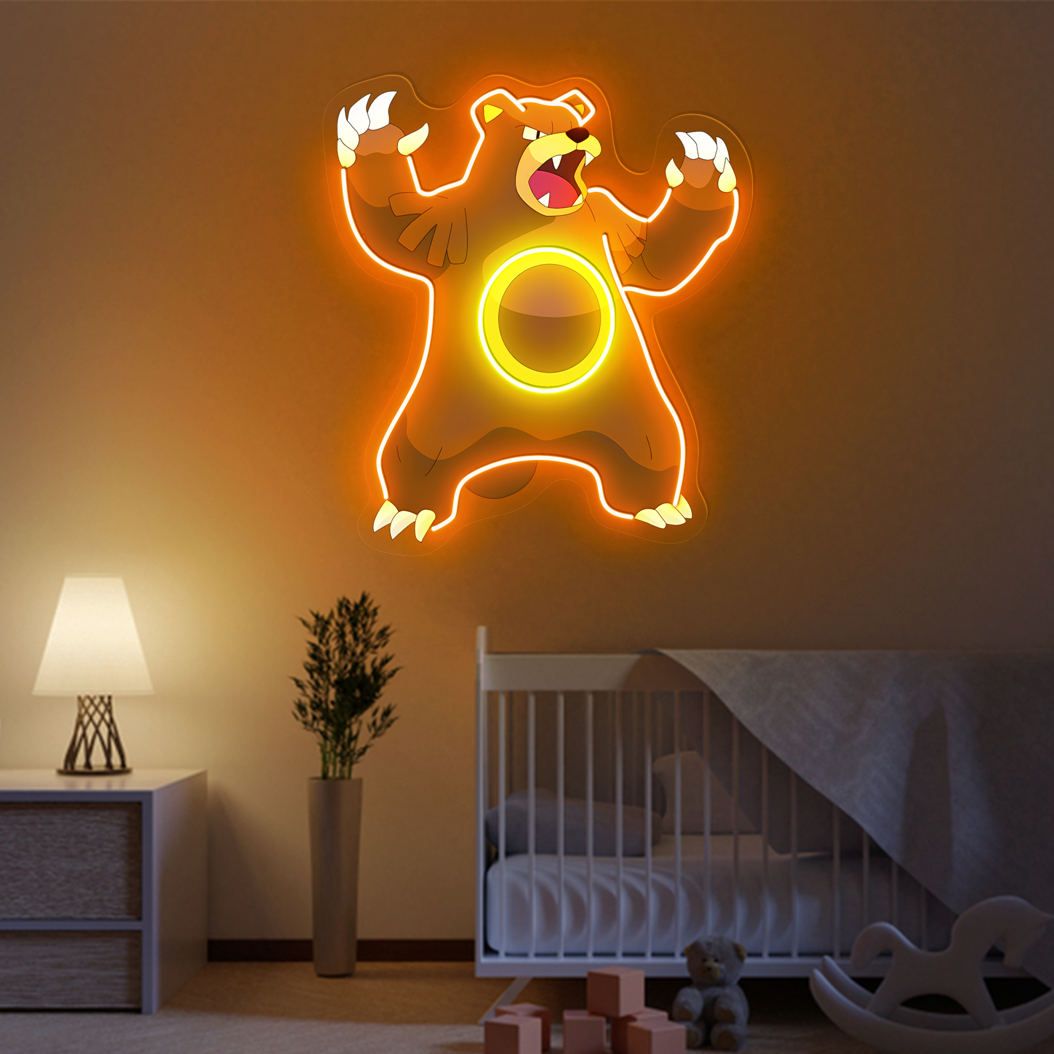 Pokemon Ursaring UV Sign