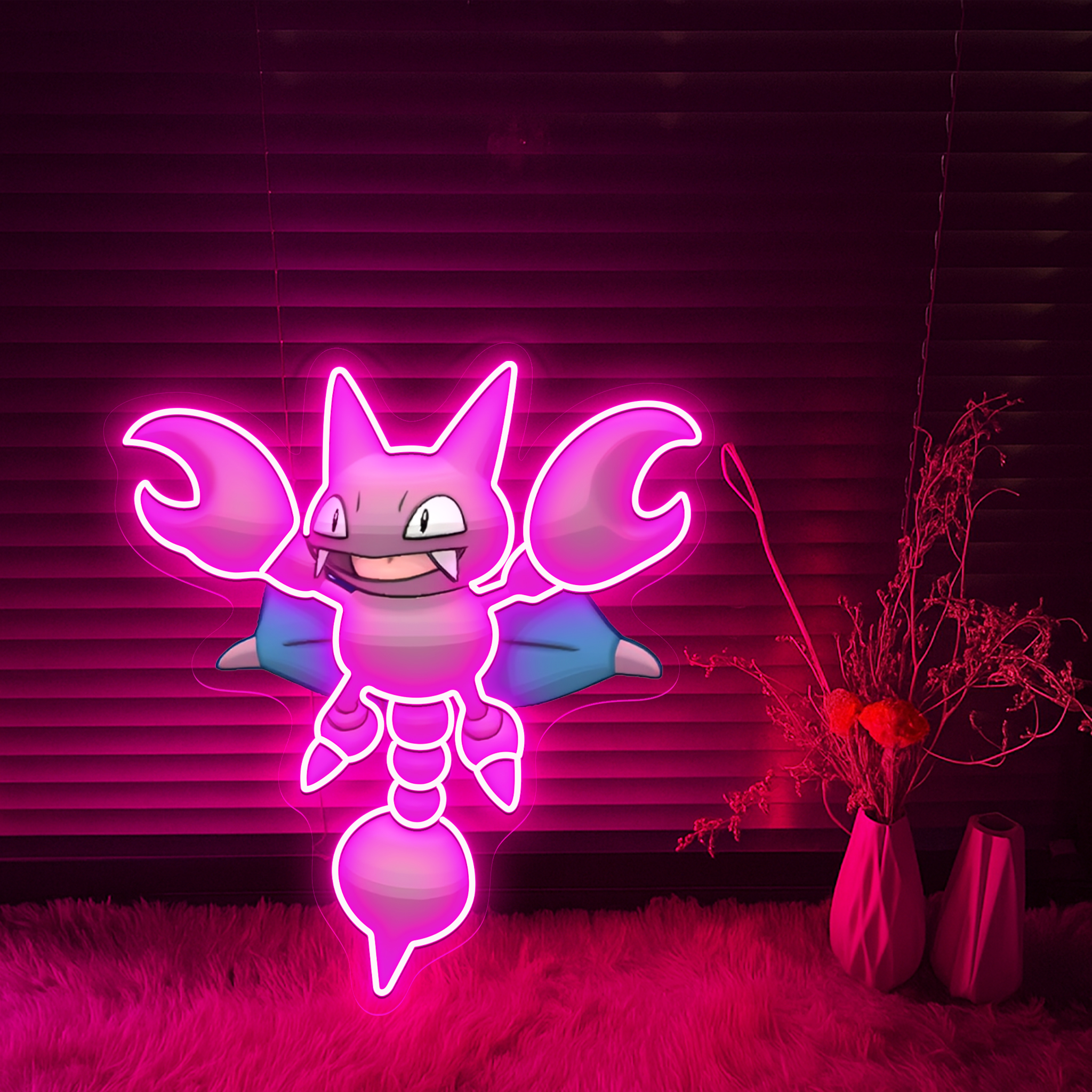 Pokemon Gligar UV Sign