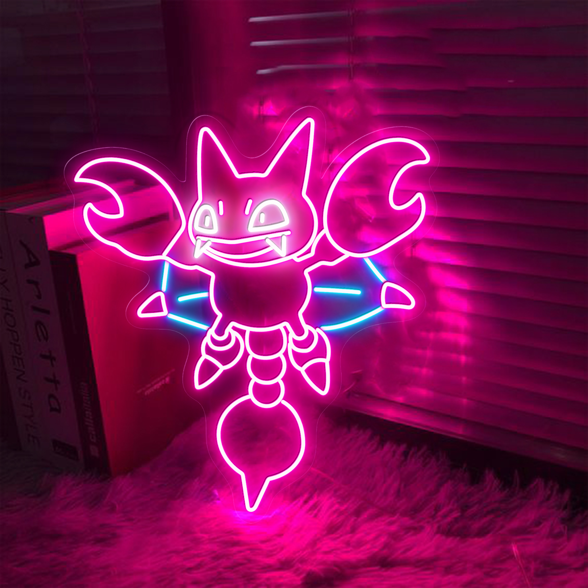 Pokemon Gligar Neon Sign