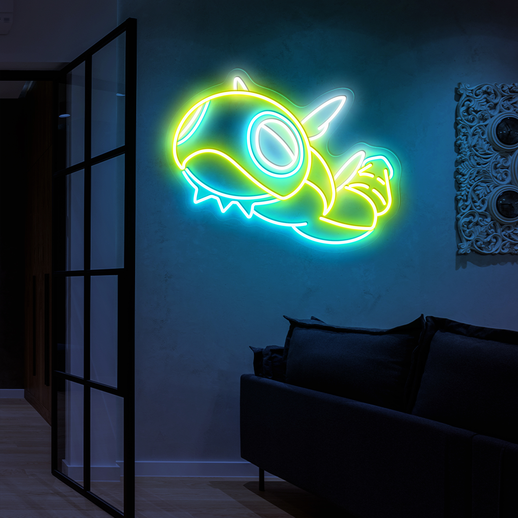Dunsparce Pokemon Neon Signs