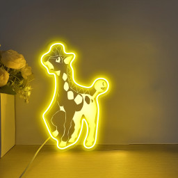 Girafarig Pokemon Laser Sign