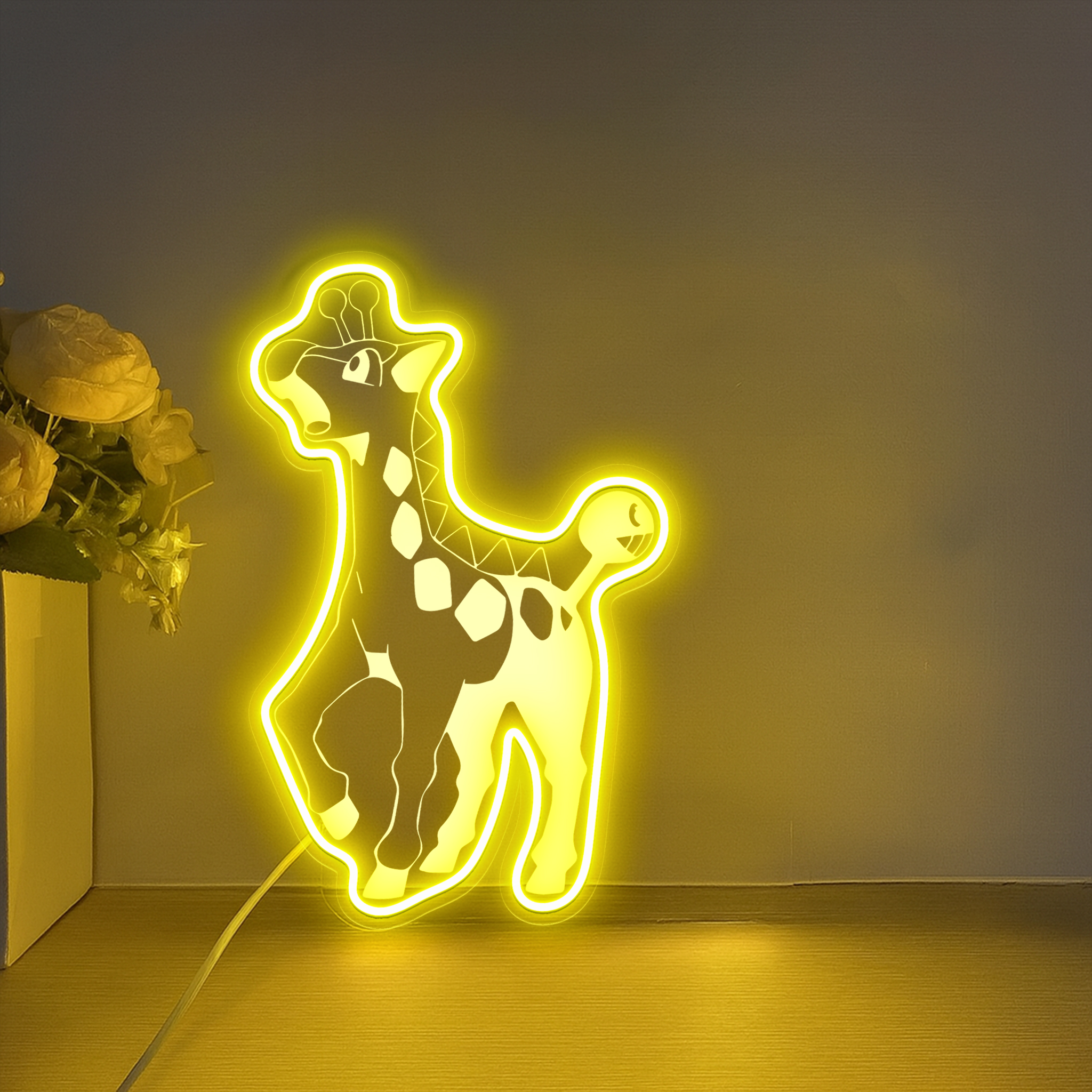 Girafarig Pokemon Laser Sign