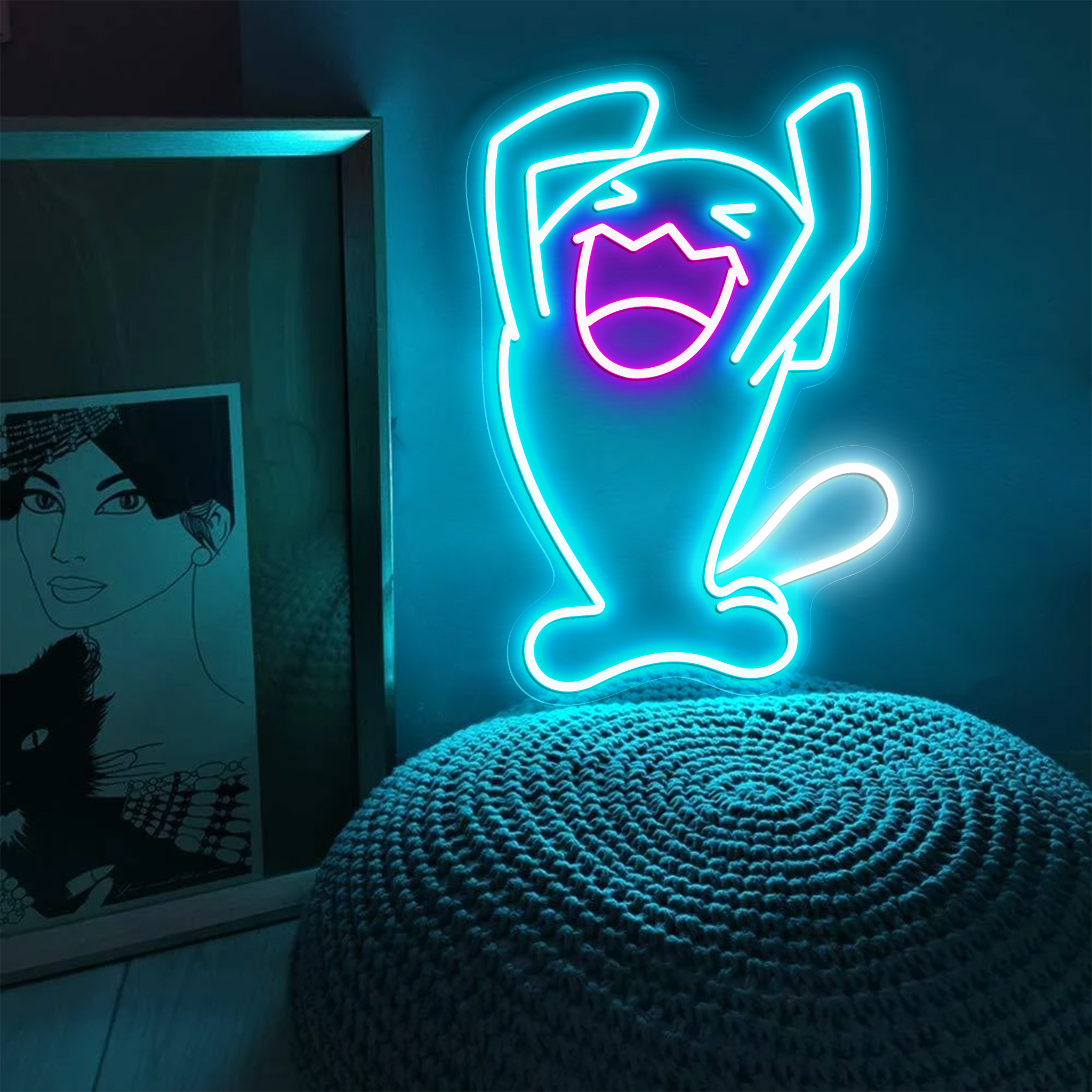 Wobbuffet Pokemon Neon Signs