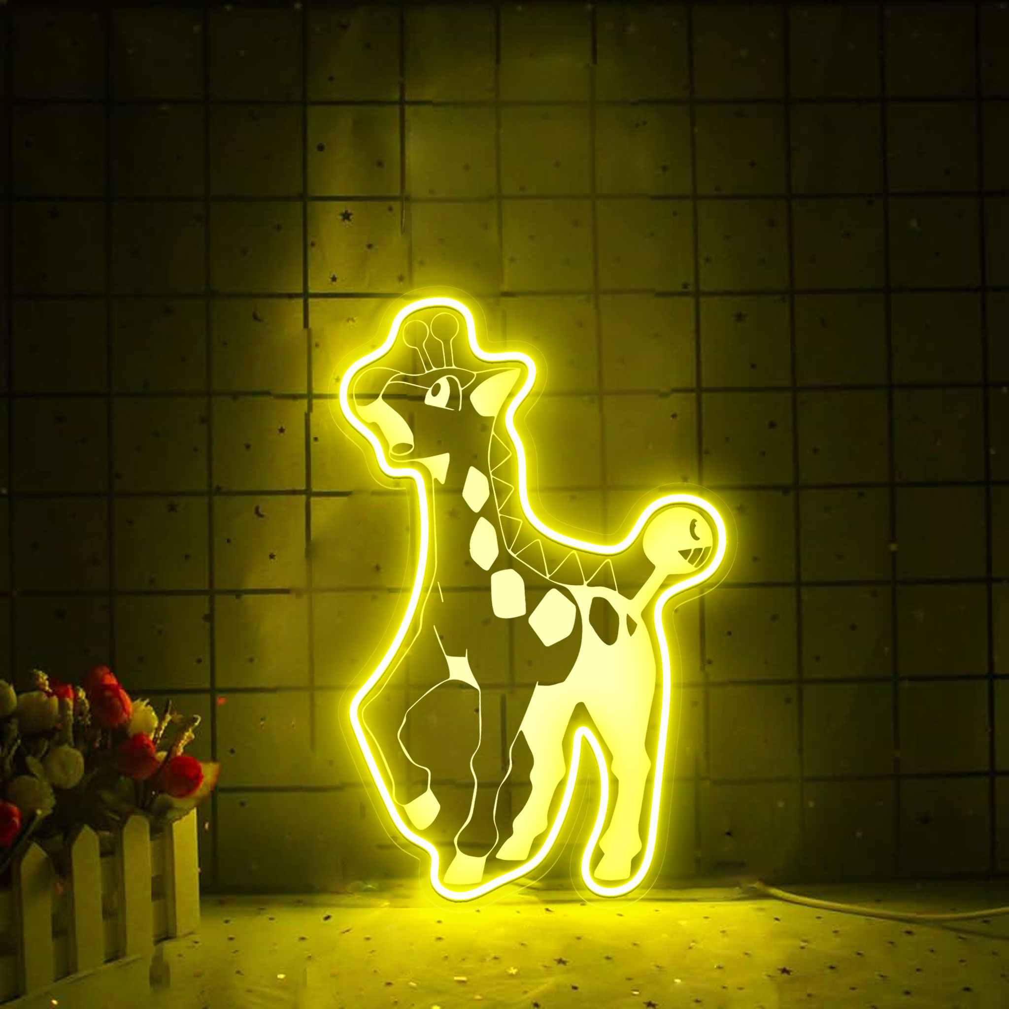 Girafarig Pokemon Laser Sign