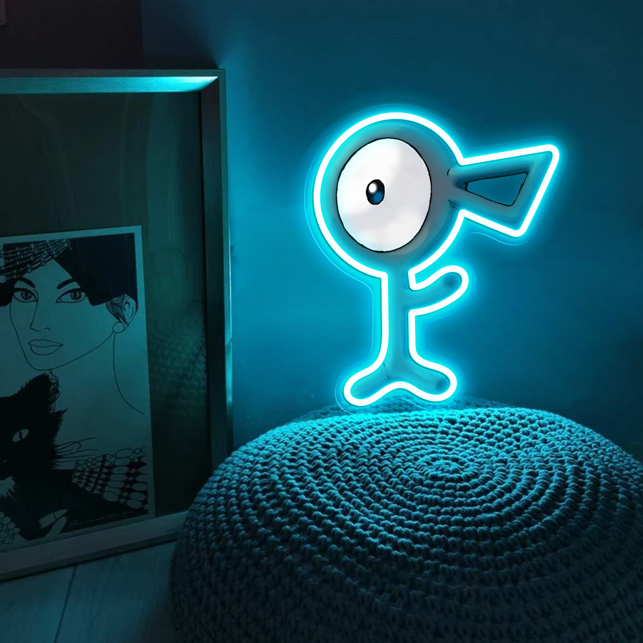Unown Pokemon UV Signs