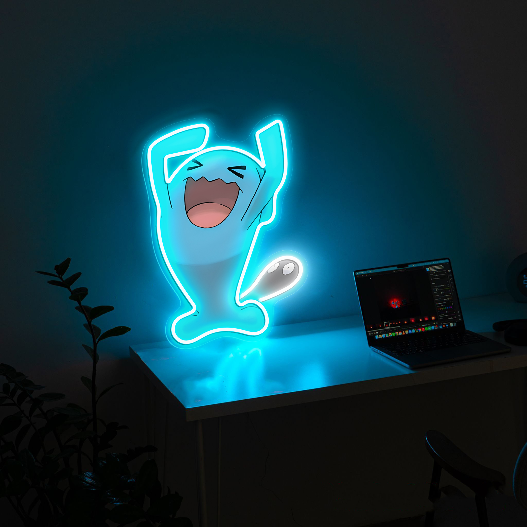 Wobbuffet Pokemon UV Signs